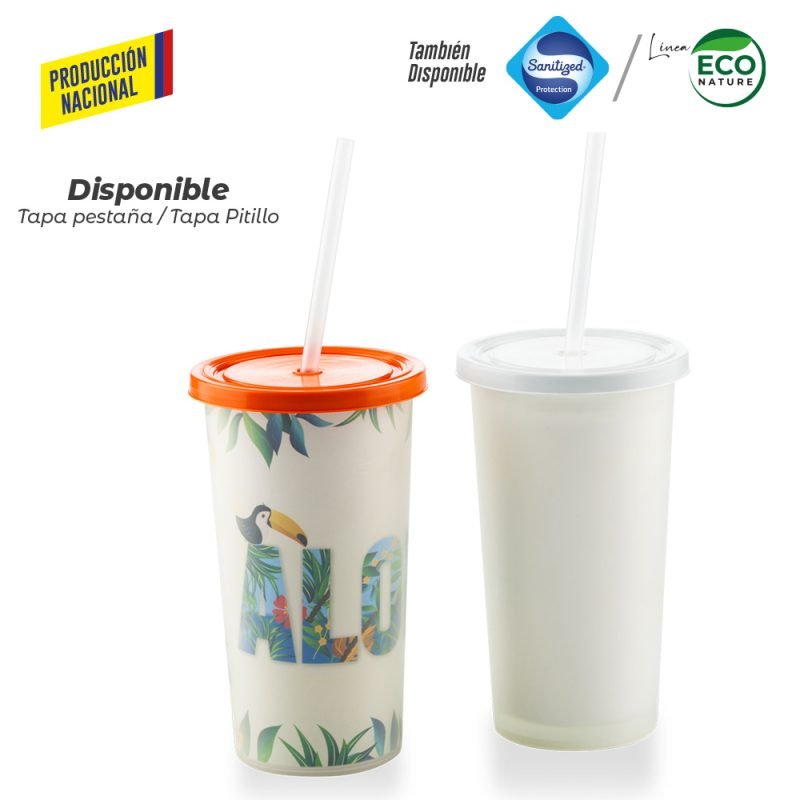 Vaso Doble Pared de Seguridad 450ml -Prod Nacional