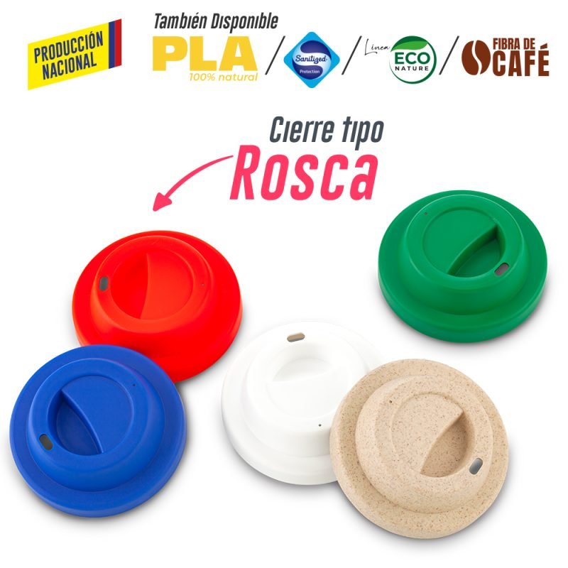 Mug Plastico Coffee Plus 12oz- Producción Naciona PRECIO NETO
