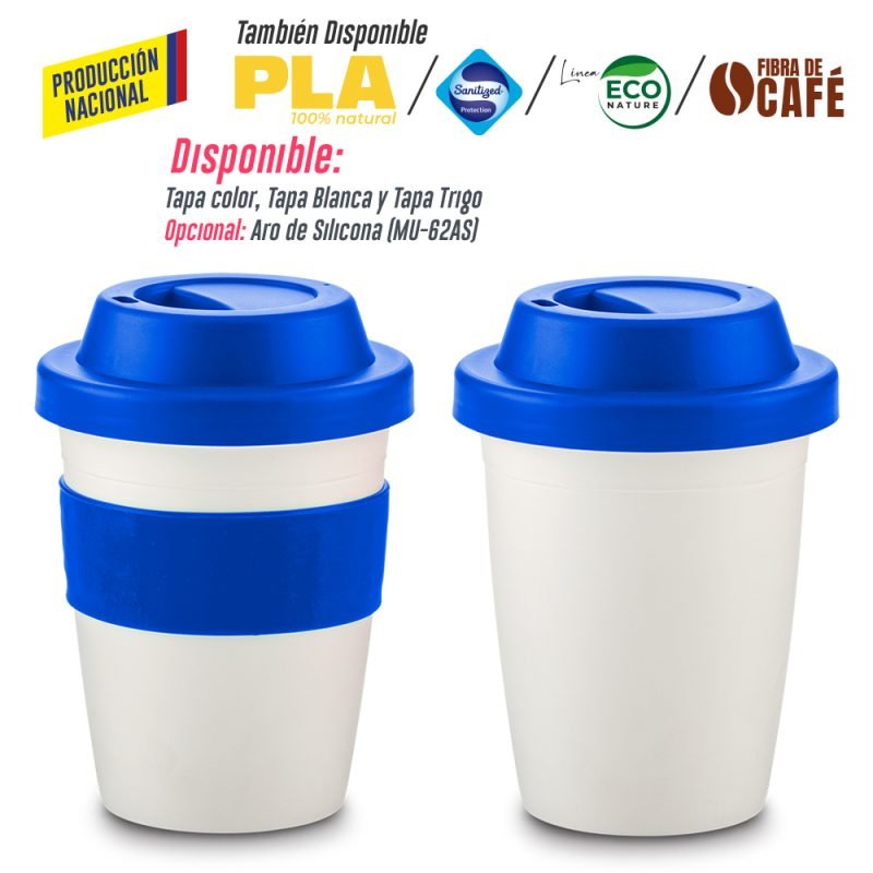 Mug Plastico Coffee Plus 12oz- Producción Naciona PRECIO NETO