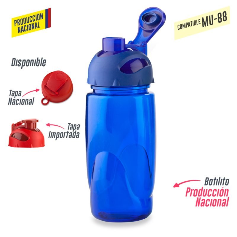 Botilito mini Spring 550ml (Tapa Importada o Nacional)