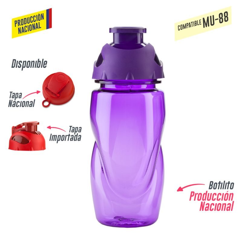 Botilito mini Spring 550ml (Tapa Importada o Nacional)