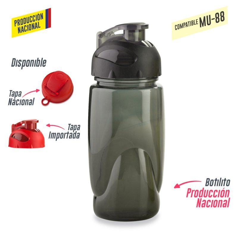Botilito mini Spring 550ml (Tapa Importada o Nacional)