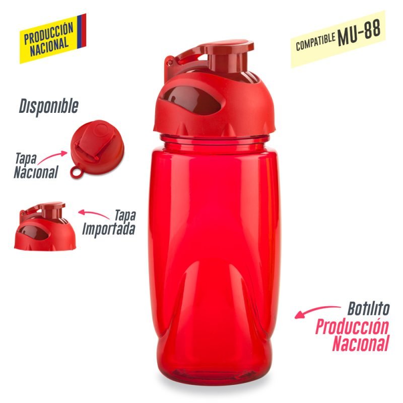 Botilito mini Spring 550ml (Tapa Importada o Nacional)