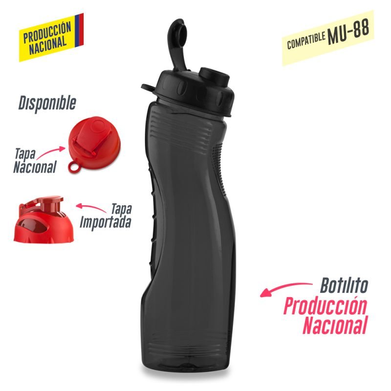 Botilito Saturno PVC 850ml - Produccion Nacional (Ver MU-35 - Tapa Pesta) - Image 5
