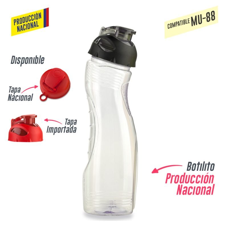 Botilito Saturno PVC 850ml - Produccion Nacional (Ver MU-35 - Tapa Pesta) - Image 6