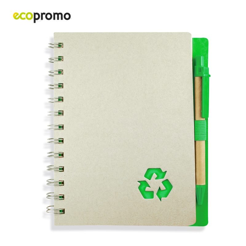 Libreta con Bolígrafo Recycle Eco
