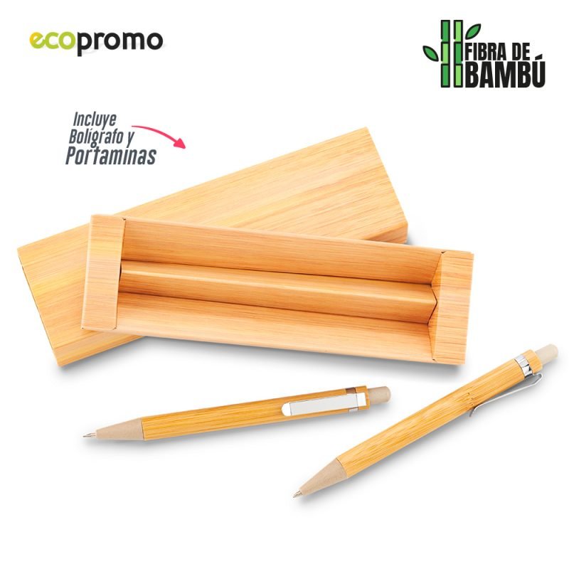 Set Bolígrafo y Portaminas Bamboo