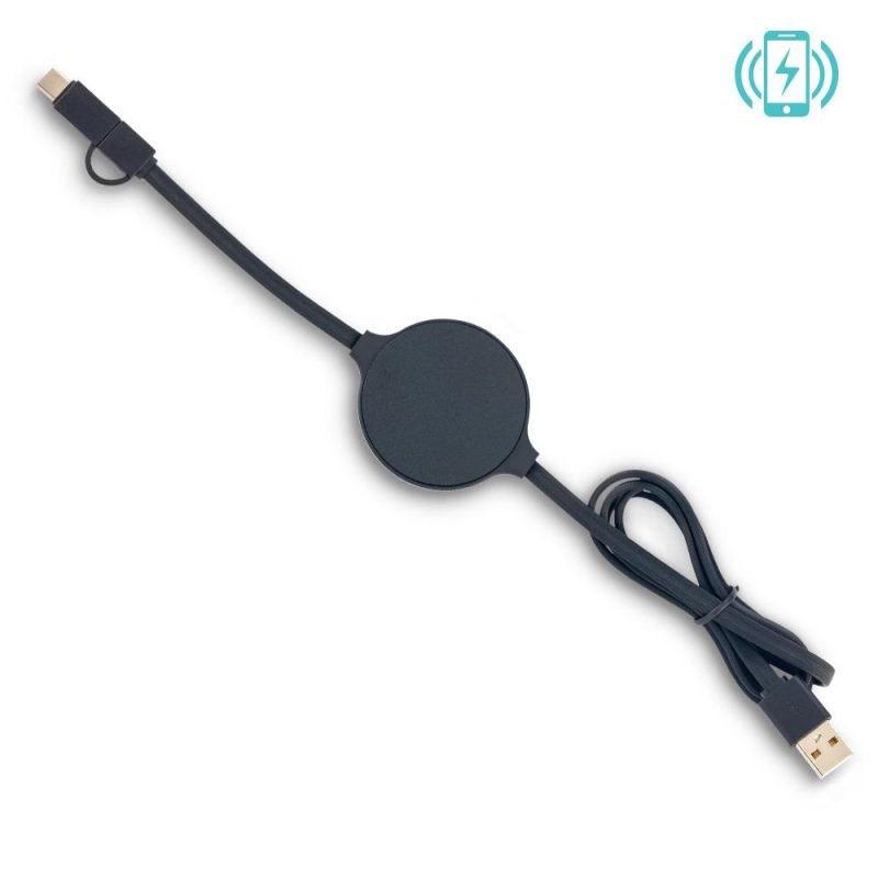 Cargador Inalambrico con Cable Multicargador - Image 2