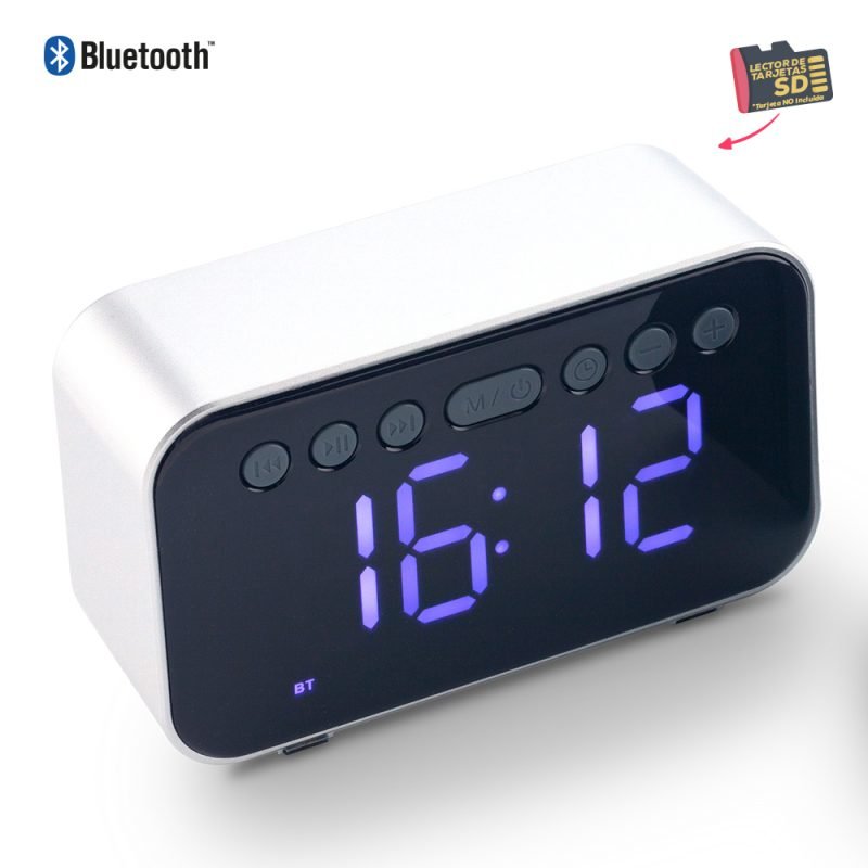 Speaker Bluetooth con Reloj - Image 2