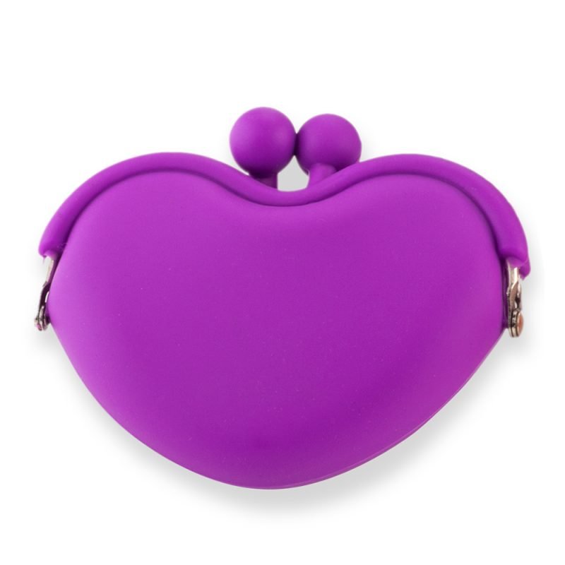 Mini Monedero en Silicona Corazon - Image 3