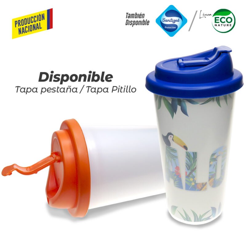 Vaso Doble Pared de Seguridad 450ml -Prod Nacional - Image 2