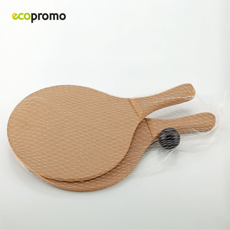 Juego de Raquetas Wood Beach - Image 2