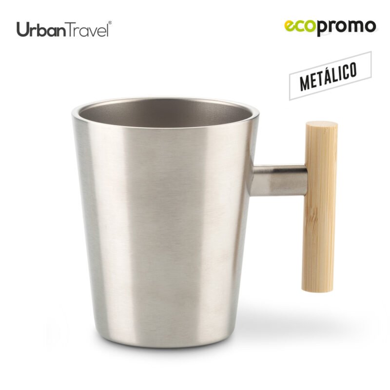 Mug Metálico Torval Urban Travel 400ml - Image 2