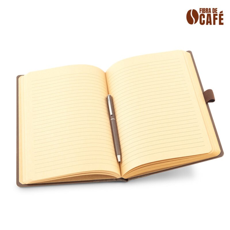 Set de Libreta y Bolígrafo Eco Coffee - Image 3