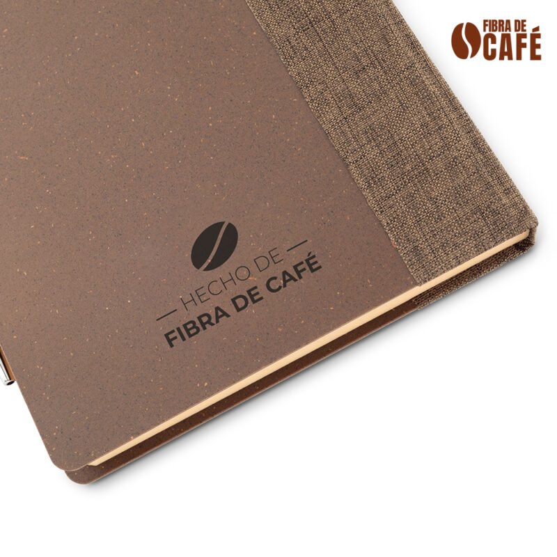 Set de Libreta y Bolígrafo Eco Coffee - Image 4